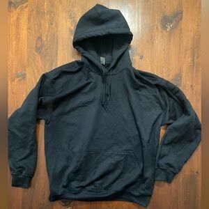 Black Gildan Hoddie - Never Worm